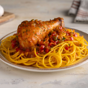 Pollo con Tallarines